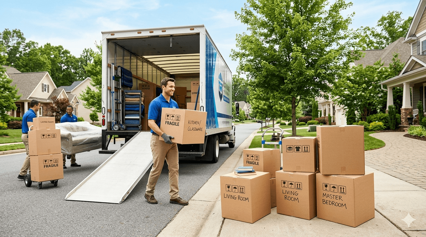 VRL Packers and Movers Loading Operations